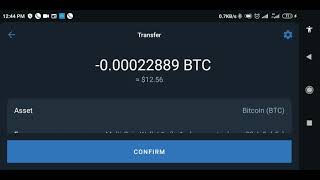 How to Send BTC From Trust wallet To Binance [upl. by Etiragram]