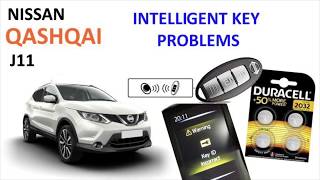 Nissan Qashqai J11 how to resolve intelligent key problems [upl. by Luoar]