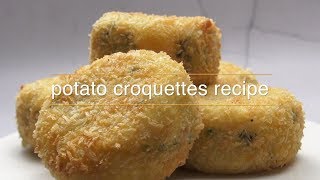 Potato Croquettes Recipe [upl. by Wellesley]