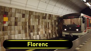 Metro Station Florenc  Prague 🇨🇿  Walkthrough 🚶 [upl. by Leanahtan]