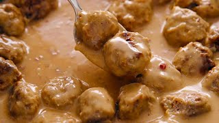 The Best Swedish Meatball Recipe [upl. by Yelsehc536]