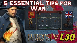 5 Essential Tips for War in EU4 130 [upl. by Aij]