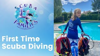 A Childs Discover Scuba Diver with Tecline Peanut 11 [upl. by Elyn287]