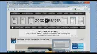 How to load eBooks on the Kobo Glo [upl. by Rosie]