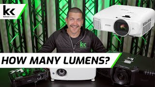 How Many Lumens Does My Projector Need [upl. by Augustina]