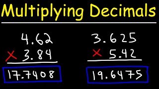 Multiplying Decimals  Basic Introduction [upl. by Sell]