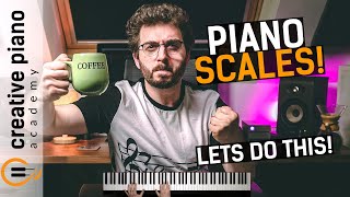 PIANO SCALES The ULTIMATE StepByStep Guide For Beginners [upl. by Apps]