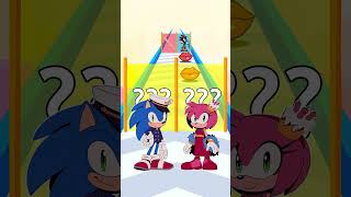 New Kiss Run Sonic vs Amy Rose Day 3 Challenge SonicTheHedgehog Sonic Shorts [upl. by Narik487]