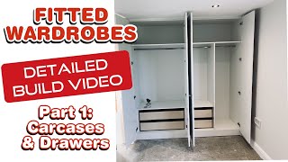 How not to Install Wardrobes in a Day Part 1 Carcases amp Drawers [upl. by Amle]