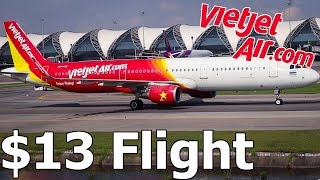 VIETJET AIR Flight Review Chiang Mai to Bangkok Thailand [upl. by Eidnil]