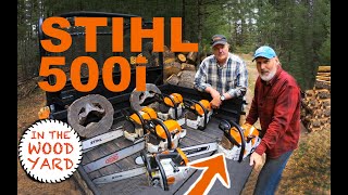 325  Stihl MS 500i  Saw Test and Comparisons [upl. by Rori]