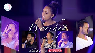 Worship team with Girma belete 22 Full Gospel [upl. by Calesta]