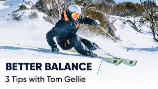 HOW TO SKI STEEPER SLOPES  3 Tips For Better Balance [upl. by Stclair241]