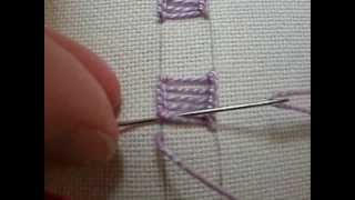 Ladder Stitch for Hand Embroidery [upl. by Aihseyn]