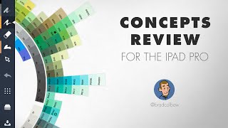 Review Concepts drawing app for the iPad [upl. by Yarahs314]