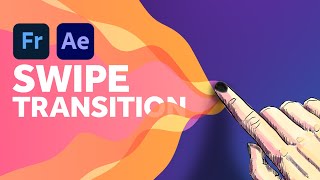 Unique Swipe Transition  After Effects Tutorial [upl. by Corly]