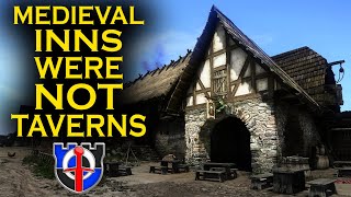 Medieval Misconceptions Inns accommodation and taverns [upl. by Shere291]