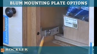 Available Blum Mounting Plate Options [upl. by Eixela]