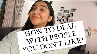 How To Deal With People You Don’t Like 🤷🏽‍♀️  RealTalkTuesday  MostlySane [upl. by Ardnal255]