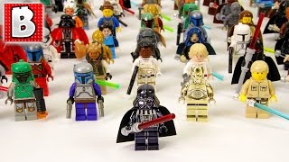 Every Lego Star Wars Minifigure Ever Made 800 Minifigs [upl. by Amble]