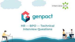 Genpact Interview Questions for freshers  HR TRBPO Interview Questions [upl. by Zeni96]