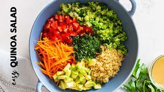 Easy Quinoa Salad [upl. by Hgierb893]