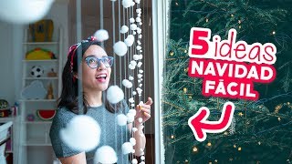 5 DECORACIONES NAVIDEÑAS que NECESITAS en TU CASA 😱🎄Craftingeek [upl. by Anahcra587]