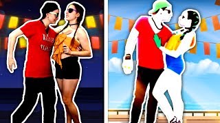 Blindfolded Despacito w Best Friend  Just Dance 2018 [upl. by Sinnylg]