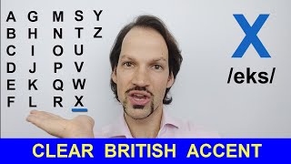 How To Pronounce The English Alphabet BRITISH PRONUNCIATION [upl. by Eenahc]