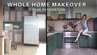 Whole Home Makeover  1 Year Transformation House Remodel [upl. by Rubetta]