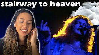 Led Zeppelin  Stairway To Heaven LIVE  REACTION [upl. by Dnomaid]