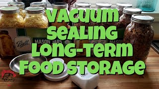 Vacuum Sealing Long Term Food Storage [upl. by Vokaay]