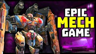 Robot Warfare  This MECH Game is AWESOME  Fighting With Giant Mechs [upl. by Silohcin889]