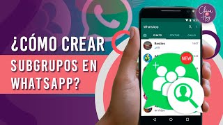 ¿Cómo crear SUBGRUPOS en WhatsApp [upl. by Abbye]