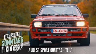 1080PS max  Teil 1 I Legendärer Audi S1 SPORT QUATTRO Turbomonster  LCE Performance  Sourkrauts [upl. by Acirtal]