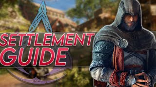 Assassins Creed Valhalla  Settlement Guide Tips and Tricks [upl. by Merideth]