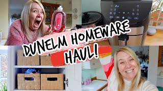 DUNELM HOMEWARE HAUL amp OPENING MY AIR FRYER Weekly Vlog [upl. by Ludwigg]