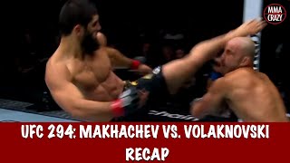 UFC 294 Islam Makhachev vs Alexander Volkanovski 2 Recap [upl. by Ilyk]