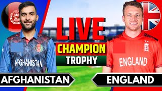 Afghanistan vs England Match 8  Live Cricket Match Today  AFG vs ENG Live Match Champions Trophy [upl. by Zorana]