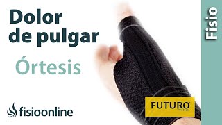 Dolor del dedo pulgar  Cómo y cuándo usar ortesis [upl. by Htaeh]