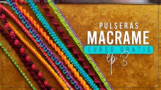 10 PULSERAS FÁCILES Y RÁPIDAS 💥» Ep 31  pulseras de hilo  friendship bracelets ● Curso de Macrame [upl. by Treacy741]