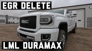 How To EGR Delete on LML Duramax STEP BY STEP [upl. by Falconer145]