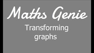 Transforming Graphs [upl. by Ahsenaj]