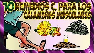 Como Aliviar los Calambres Espasmos Musculares  10 Remedios Caseros para los Calambres🤙 [upl. by Dianuj]