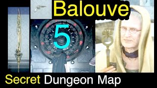 Final Fantasy XV Balouve Sealed Dungeon Map  All Treasures FFXV Complete Walkthrough [upl. by Dionis]