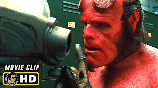 HELLBOY II 2008 Hellboy Vs Johann Krauss HD Ron Perlman [upl. by Kiele]