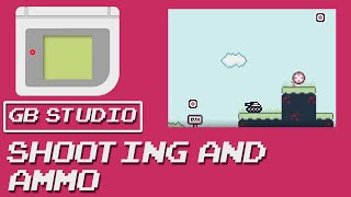 Gb Studio Tutorial Shooting and ammo pick up in under 8 minutes platformer scene Version 20 [upl. by Phyllys]