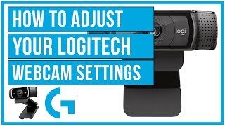 How To Adjust Your Logitech Webcam Settings  Full Tutorial [upl. by Amsed730]