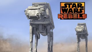 ATAT All Terrain Armored Transport  Star Wars Rebels [upl. by Tandie]