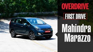 2018 Mahindra Marazzo First Drive review  Details specifications and price  OVERDRIVE [upl. by Asfah295]